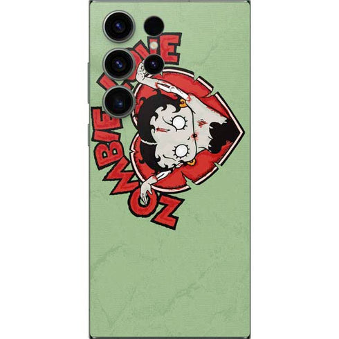Betty Boop Zombie Love Galaxy S25 Ultra Skin